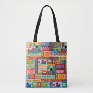 Bolsa Tote Padrão de Caminhão Foodie do Monstro do Biscoito