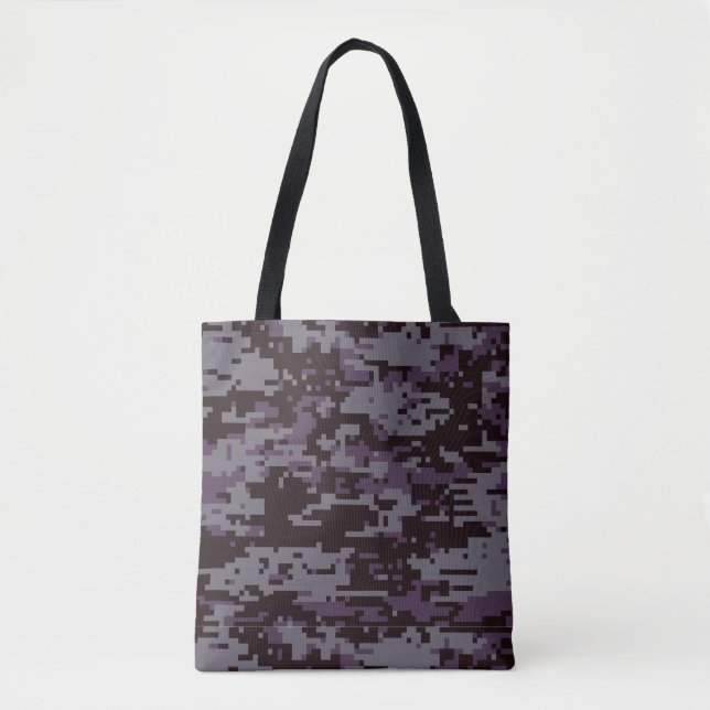 Bolsa Tote Padrão de Camo Digital Atual (Frente)