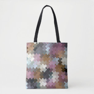 Bolsa Tote Padrão de Camo Digital Multicolor