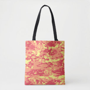 Bolsa Tote Padrão de Camuflagem Digital Sunshine