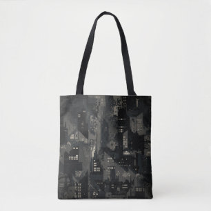 Bolsa Tote Padrão de Camuflagem Militar Ambientes Urbanos