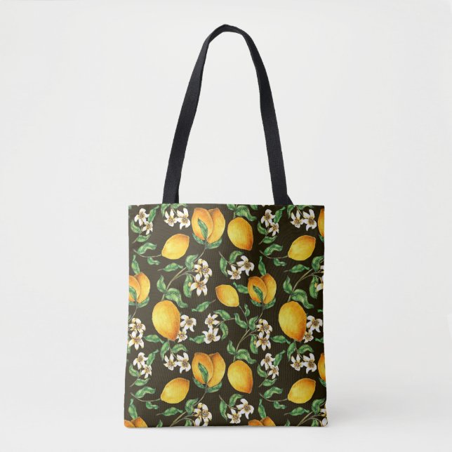 Bolsa Tote Padrão de Citrus (Frente)