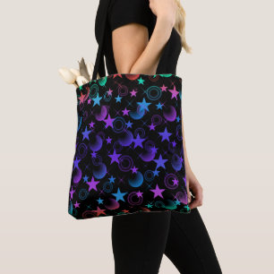 Bolsa Tote Padrão de Coisas das Estrelas
