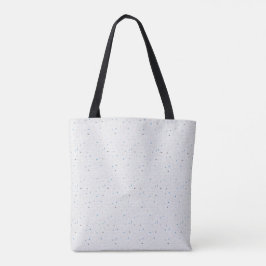 Bolsa Tote Padrão de Confetes Moderno