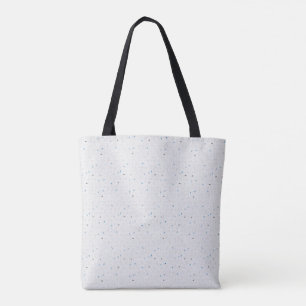 Bolsa Tote Padrão de Confetes Moderno