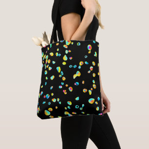 Bolsa Tote Padrão de cores vivas