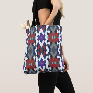 Bolsa Tote Padrão de crosta de peixe colorido fofo