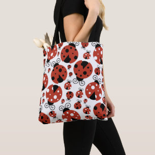 Bolsa Tote Padrão De Damybugs, Damybugs Grafos, Damybugs Verm