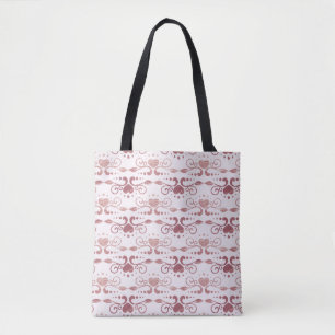 Bolsa Tote Padrão de deco de arte. Papel de parede. Japonês