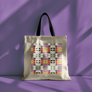 Bolsa Tote Padrão de Desenho de Halloween