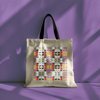 Bolsa Tote Padrão de Desenho de Halloween