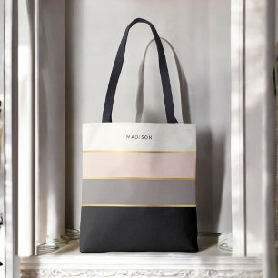 Bolsa Tote Padrão de distribuição feminina simples com seu