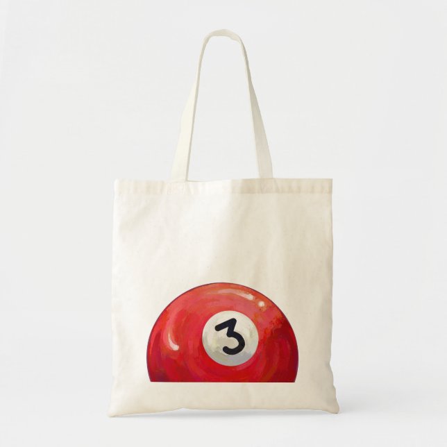 Bolsa Tote Padrão de esfera de 3 Piscinas pintada (Frente)