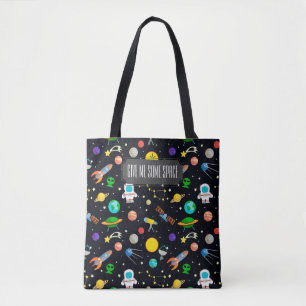 Bolsa Tote Padrão de espaço