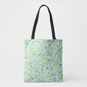 Bolsa Tote Padrão de Flor de Retro de Aquarela