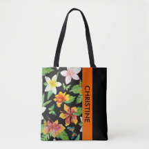 Padrão de Flores Tropicais e Borboletas