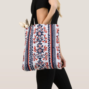 Bolsa Tote Padrão de Folclore Eslavo