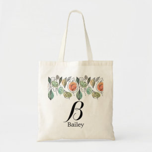 Bolsa Tote Padrão de Folhagem de Queda