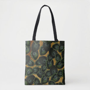 Bolsa Tote padrão de folhas de Lírio Exótico