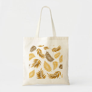 Bolsa Tote Padrão de Folhas Tropicais 22
