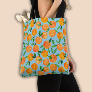 Bolsa Tote Padrão de fruta das laranjas dos citrinos