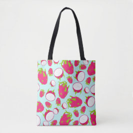 Bolsa Tote Padrão de Fruta do dragão