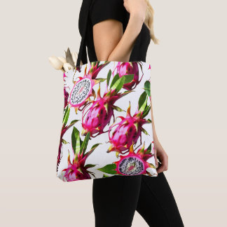 Bolsa Tote Padrão de fruta do dragão