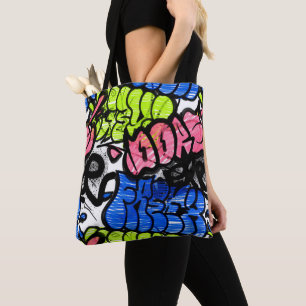 Bolsa Tote Padrão de grafite