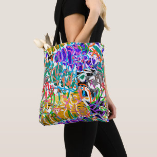Bolsa Tote Padrão de grafite