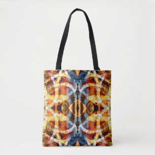 Bolsa Tote padrão de grafite abstrato