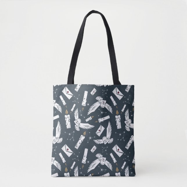Bolsa Tote Padrão de HARRY POTTER™ Hedwig Entregando Cartas (Frente)