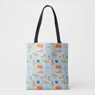 Bolsa Tote Padrão de Ícones dos AMIGOS Clássicos™