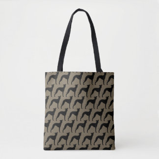 Bolsa Tote Padrão de Iggies Silhouettes Italiano