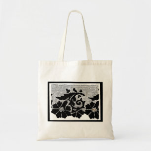 BOLSA TOTE PADRÃO DE LACE DO ANTEPARATO DE NOME PERSONALIZAD