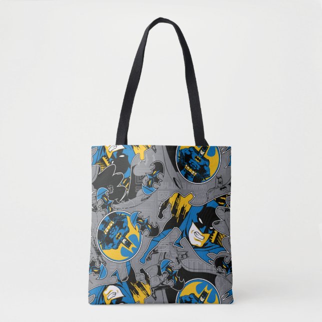 Bolsa Tote Padrão de Lançamento Total do Batman (Frente)