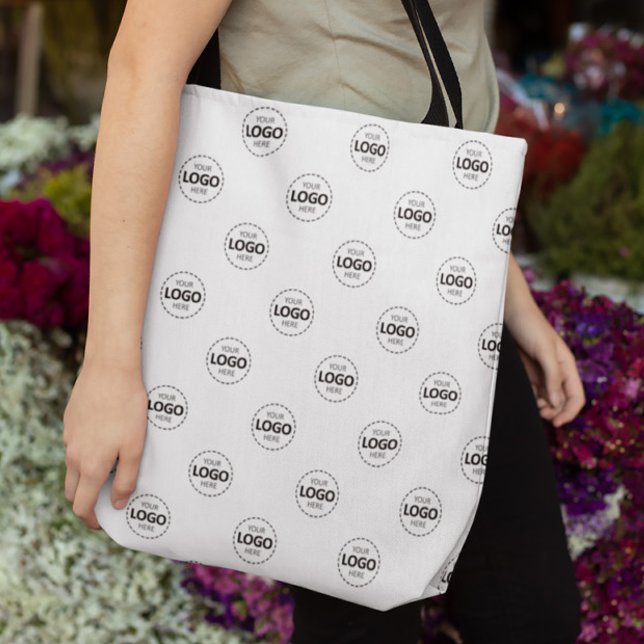 Bolsa Tote Padrão de logotipo personalizado Barra de ferramen (Criador carregado)