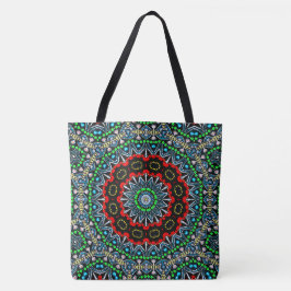 Bolsa Tote Padrão de Mandala em Marrocos