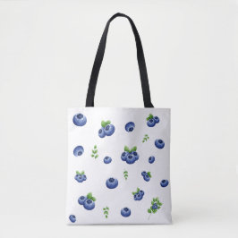 Bolsa Tote Padrão de mirtilo