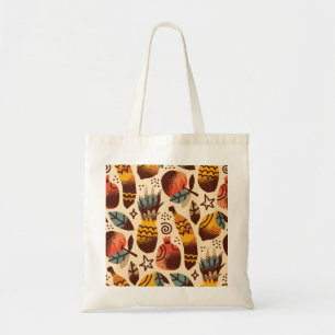 Bolsa Tote Padrão de mistura de Frutas tropical colorida