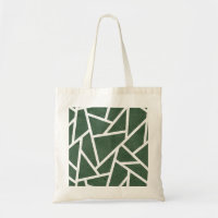 Padrão de mosaico verde e branco