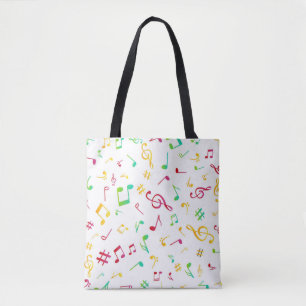 Bolsa Tote Padrão de música
