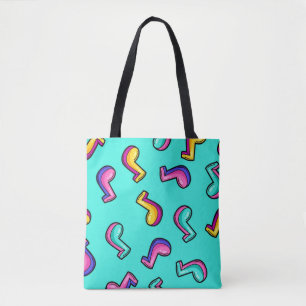 Bolsa Tote Padrão de música