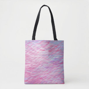 Bolsa Tote padrão de onda abstrato