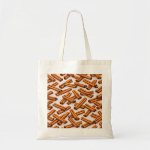 Bolsa Tote Padrão de Paus de Canela