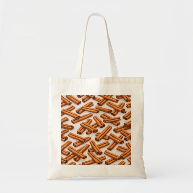Bolsa Tote Padrão de Paus de Canela (Frente)