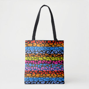 Bolsa Tote Padrão de Pele Moderno Leopard #46
