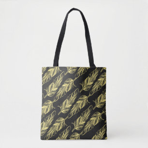 Bolsa Tote Padrão de pena