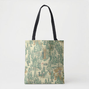 Bolsa Tote Padrão de Pesca da Floresta IT