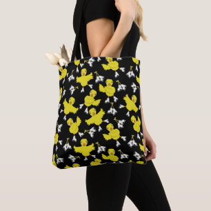 Bolsa Tote Padrão de Pintinho de Pele de Gelo