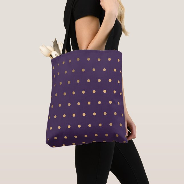 Bolsa Tote Padrão de pontos 18 (Close Up)